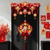 2026 Horse-themed Lunar Year Decor Chinese Character New Year Hanging Flag  Chinese New Year