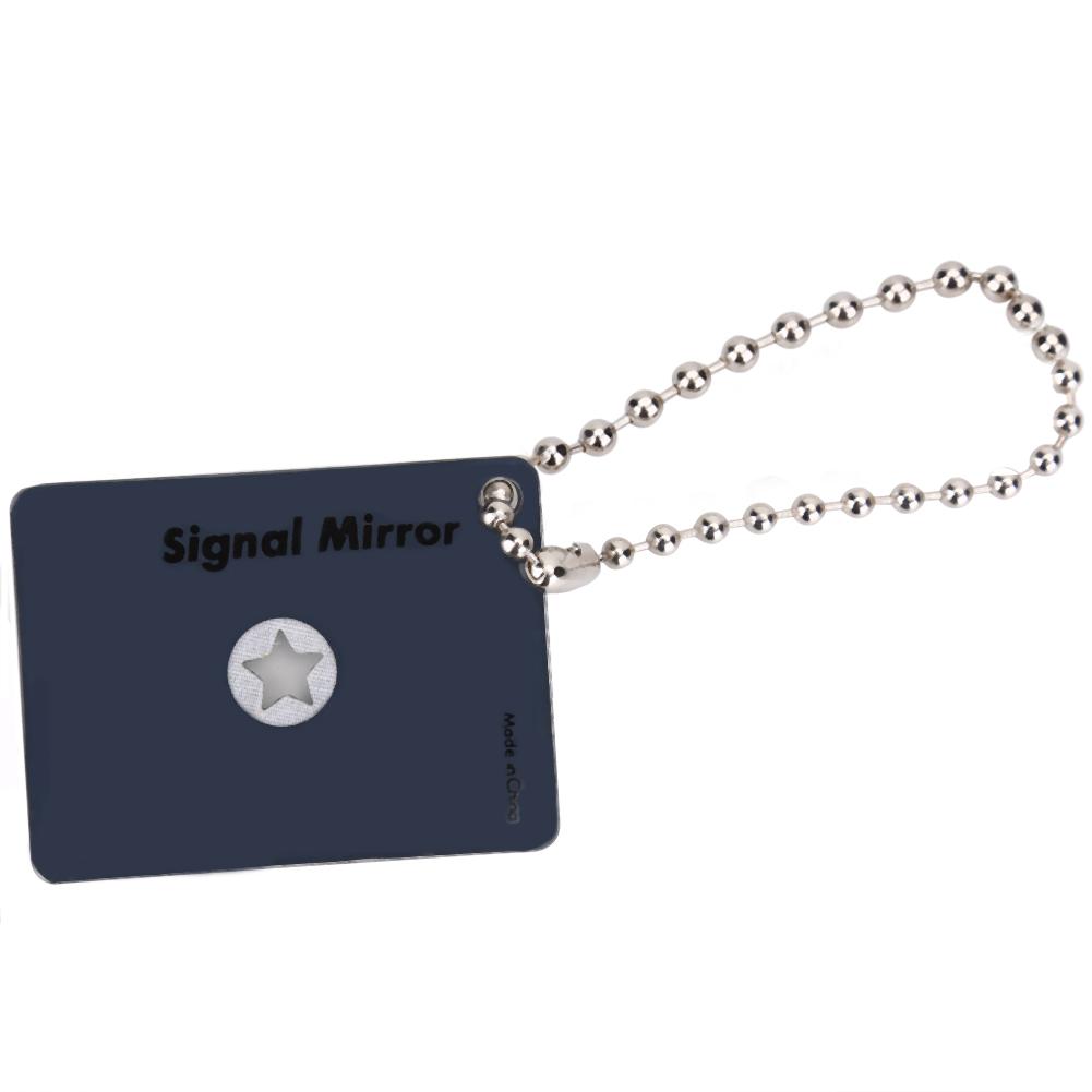 Outdoor Multifunctional Survival Emergency Rescue Reflective Signal Star Flash Mirror Tool