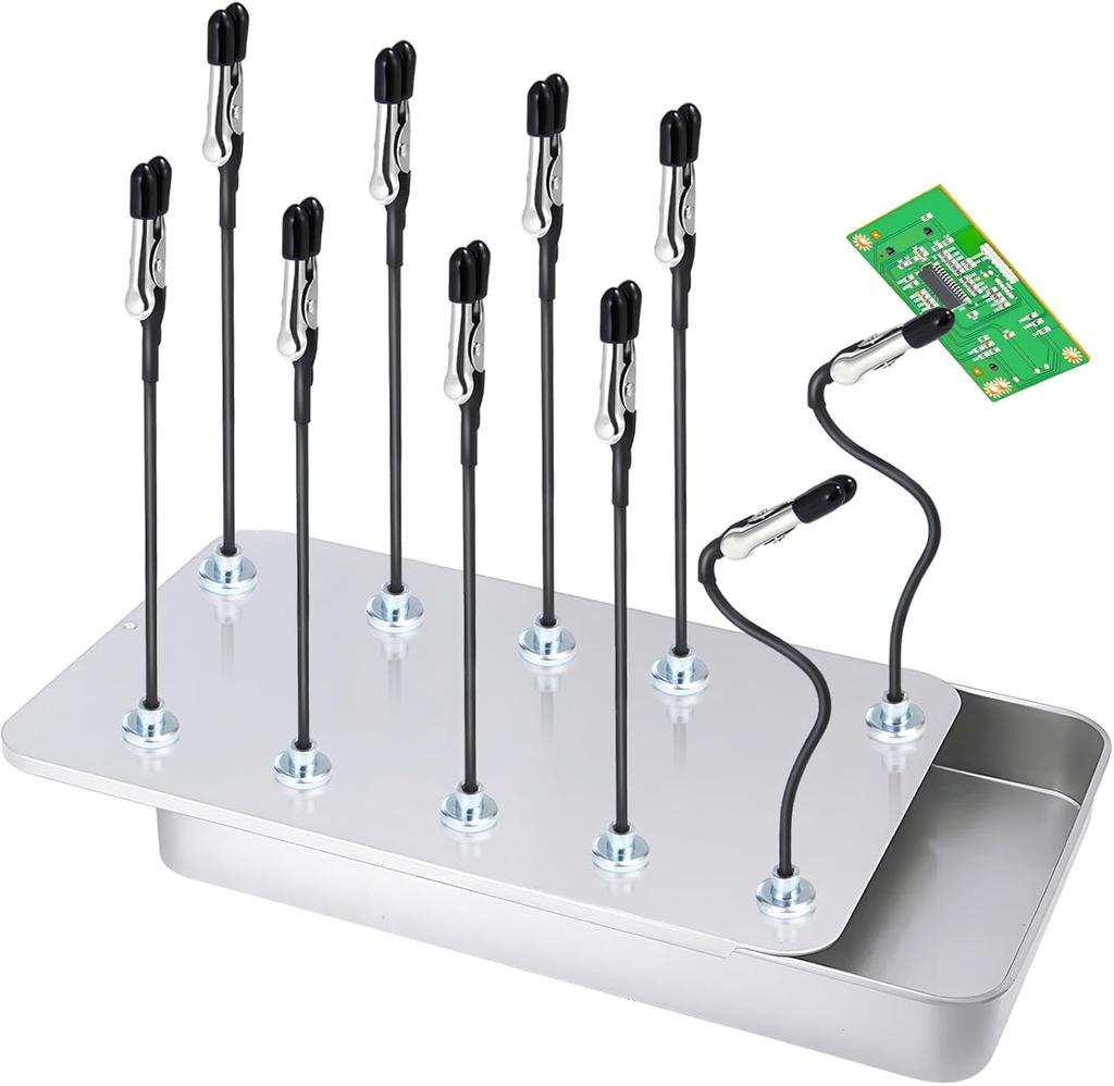 Seninga Магнитный зажим для рисования Палочки для рисования 16 шт. Подставка для инструментов для рисования Кейс для инструментов для рисования (Хранилище включено)