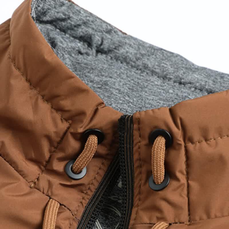 Shanshan Мужской двусторонний жилет в стиле business casual с воротником-стойкой