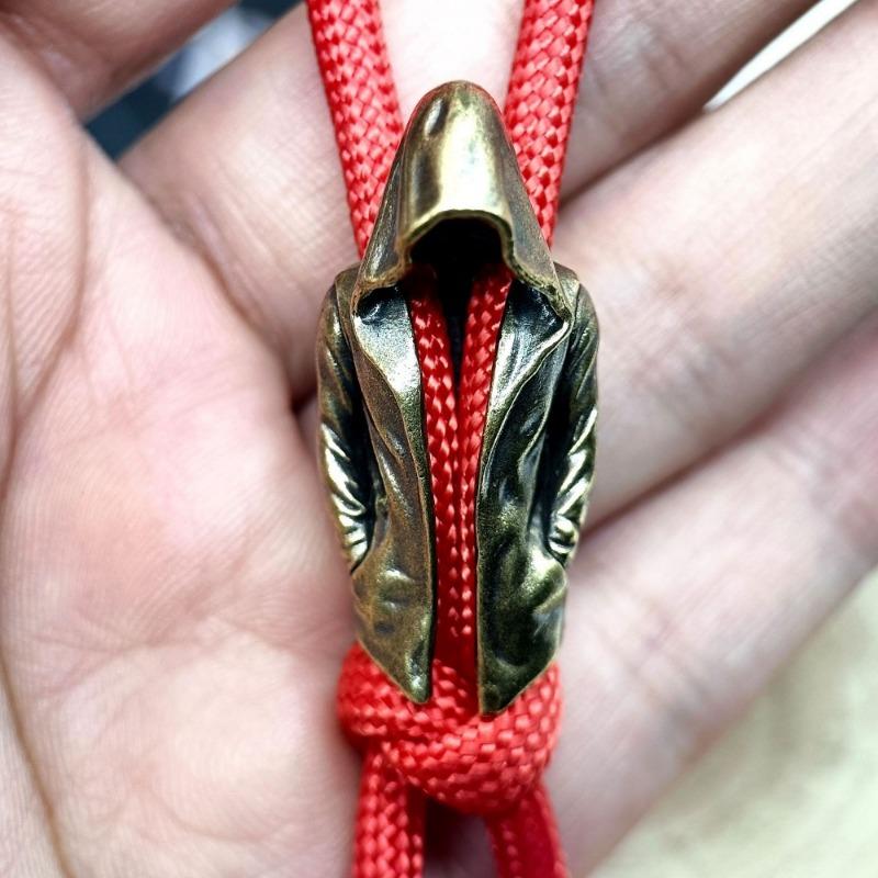 Плащ латунный нож бусины EDC DIY паракорд плетеные браслеты шнурок брелок подвески аксессуары уличные инструменты подвески амулеты