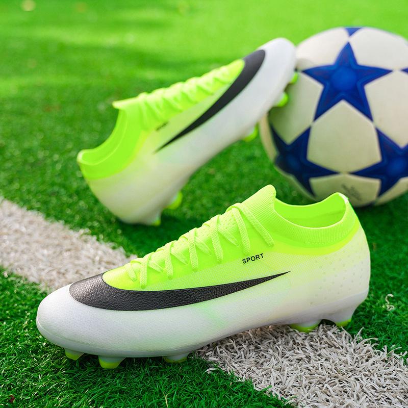 Unisex Long-Spike Soccer Shoes for Turf - Youth & Adult
