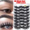 Beauty Wispy Fluffy Long Full Volume Eyelash Extension 4D Mink Hair False Eyelashes 25mm Lashes