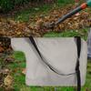 Leaf Shredder Pouch Zipper Design Convenient Smooth Surface Lightweight Collapsible Drawstring Closure Oxford Vacuum Leaf Collection Pouch for Lawn