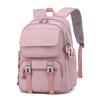 Однотонный рюкзак для девочек-подростков, большой вместимости, школьная сумка для начальной школы, подходит для 3-6 классов, рюкзаки с защитой позвоночника