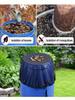 1 Piece Rain Barrel Mesh Cover, Water Tank Mesh, Rain Barrel Cover Mesh with Adjustable Tensile Band, Filter Sieve for Rain Tank