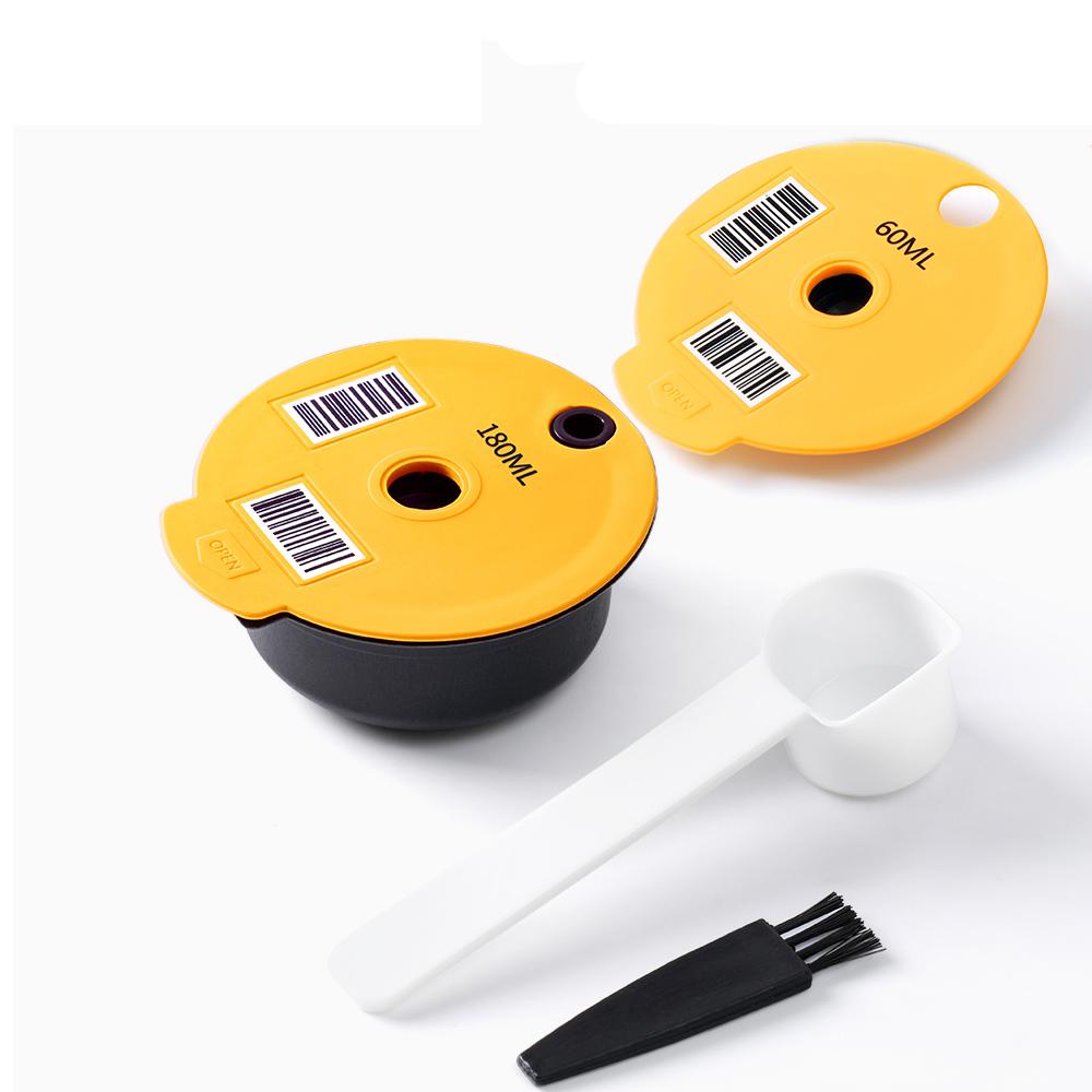 Многоразовые капсульные кофейные капсулы для машины BOSCH Tassimo Happy Vivy из нержавеющей стали, многоразовый фильтр для кофеварки 180 мл/220 мл