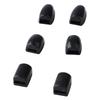 6 шт. Подставки для клавиш саксофона Силиконовые Удобные Амортизирующие Накладки для пальцев саксофона Накладка для большого пальца саксофона Черные