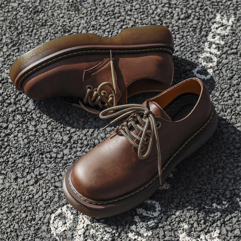 Роскошные брендовые мужские туфли на толстой подошве из итальянской кожи, деловые оксфорды, новые повседневные туфли на шнуровке, деловые туфли для офиса