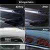 5M/Pcs Universal DIY Car Styling Flexible Interior Decoration Molding Trim Strips Auto Door Edge Sticker Auto Chrome Decor Trim