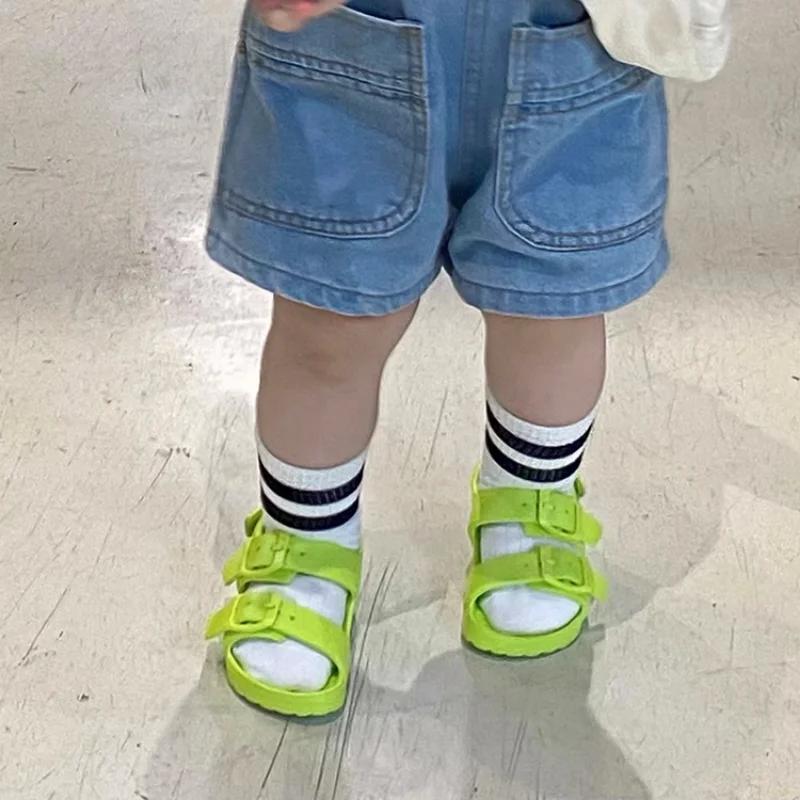Детские летние сандалии Легкие Нескользящие EVA Сандалии для малышей Детские Пляжные Детские 2024 Новые Туфли с открытым носком для детей
