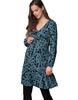 Casual Dress Maternity Dress CAROLYN Sage Print [Seraphin] Nursing-friendly Women's