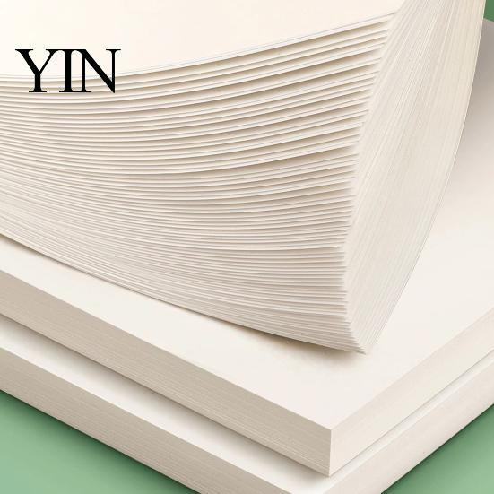 High Density Writing Paper for Markers Thick Blank Scratch Paper, Premium White Unlined Versatile Ink Resistant Sketching Physics Equations