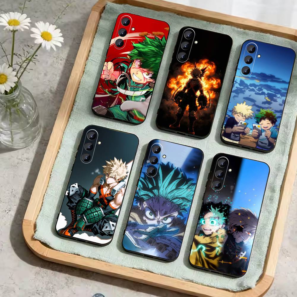 Чехол для телефона Katsuki Bakugo R-Hero Academia Для Samsung Galaxy A73, A21s, A22, A31, A52, A53, A71, A41 Мягкий черный корпус