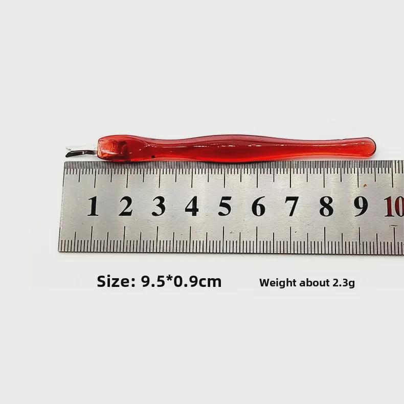 Red Sharp Вилка для удаления омертвевшей кожи для маникюрных инструментов