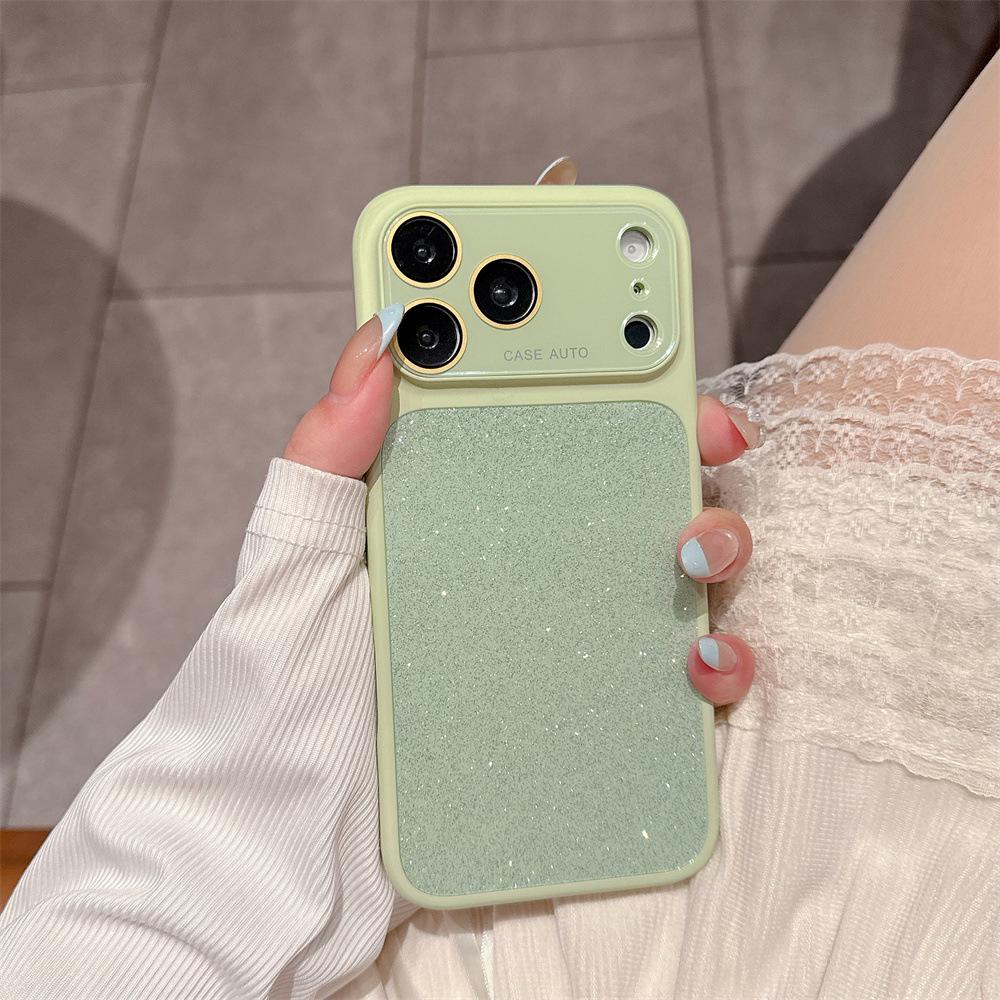 Чехол со блестками для iPhone 17 Pro с полноформатной защитной пленкой для камеры для Apple 16 Pro Max и 15