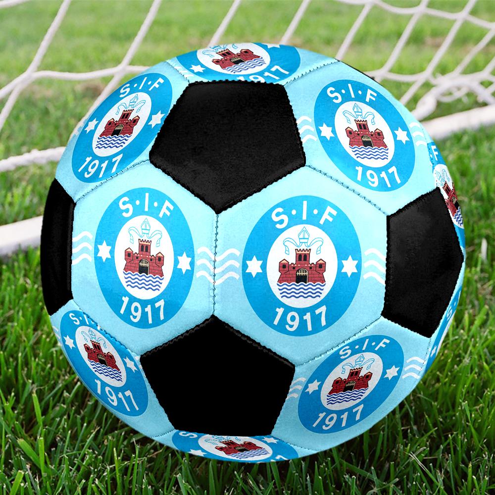 SIZE 5 Silkeborg IF Soccer Ball Colorful All Ages Machine Stitched PVC Competition Ready Durable High-Bounce