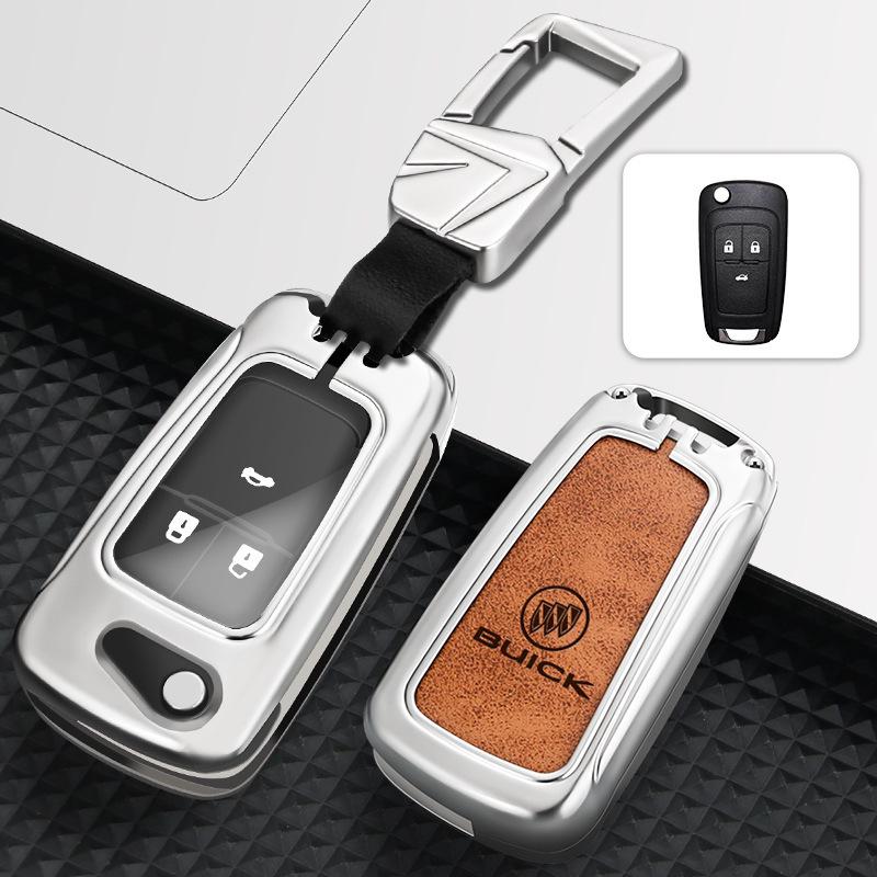 2021 Buick Key Cover for Excelle, Regal, Envision, LaCrosse, Verano – Men's High-Grade Shell Bag