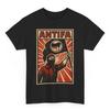 Футболка Antifa Унисекс Пропагандистский Графический Дизайн в Советском Стиле Антифашистский Ретро Дизайн Поразительная Рубашка Бунта Активисты Союзники