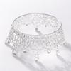 Baroque Round Crown Tiara Bride Wedding Dress Accessories Atmospheric Wedding Crown