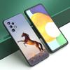 Чехол для телефона с бегущей лошадью для Samsung Galaxy A04 A21 A30 A50 A52 S A13 A14 A22 A23 A32 A53 A73 5G A11 A12 A31 A33 A51 A70 A71 A72