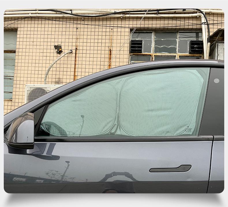 AITO M9 Ice Crystal Opaque Camping Privacy Curtains: Sunshade, Sun Protection, Heat Insulation for Side Windows.