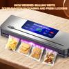 Электрический вакуумный упаковщик с регулируемой температурой запайки, встроенным резаком, портативный запайщик для пищевых продуктов, сенсорный запайщик пакетов для кухни, домашнего использования