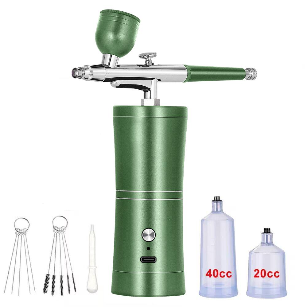 Мини-набор воздушного компрессора 0,3 мм Аэрограф Пистолет-распылитель краски Аэрограф для нейл-арта, тату, рукоделия, торта, нано-распылитель тумана