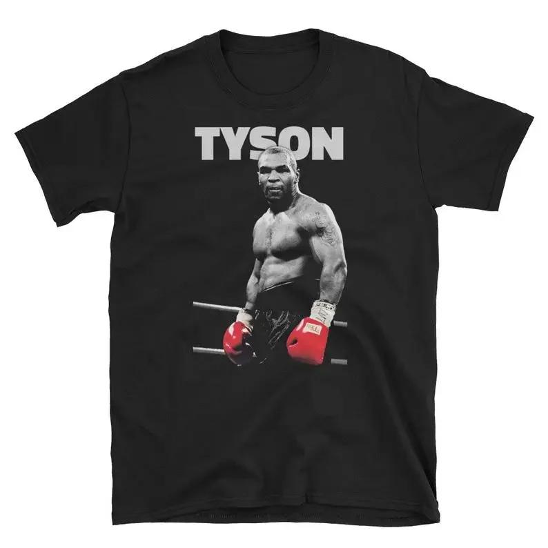 Футболка для фанатов моды Iron Mike Boxing Champion Tyson. Летняя мужская футболка с круглым вырезом и коротким рукавом, новая повседневная модная уличная одежда