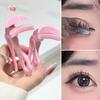 Eyelash Curler with Silicone Comb Portable Travel Ergonomic Handle Lashes Clip Professional Beginner Women Eye Lashes Curling Tools