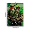 1 шт., Календарь с птицами на 2026 год, Природа и птицы, 12 разных дизайнов, Настенный календарь, Подарок на день рождения, Рождество, Новый год