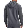 Under Armour Rival Sweatshirts Men's Gray Hooded Moderate Regular 1357105-012