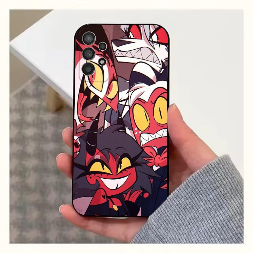 Чехол для телефона с аниме H-Helluva B-Boss для Samsung S25, S24, S23, S22, S20, S21, S10, Ultra, Plus, Lite, FE, Мягкий силиконовый черный чехол