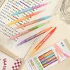 6pcs/set Pastel Highlighter Pen Set Cute Aesthetic Colored Markers for Kids School Office Supplies