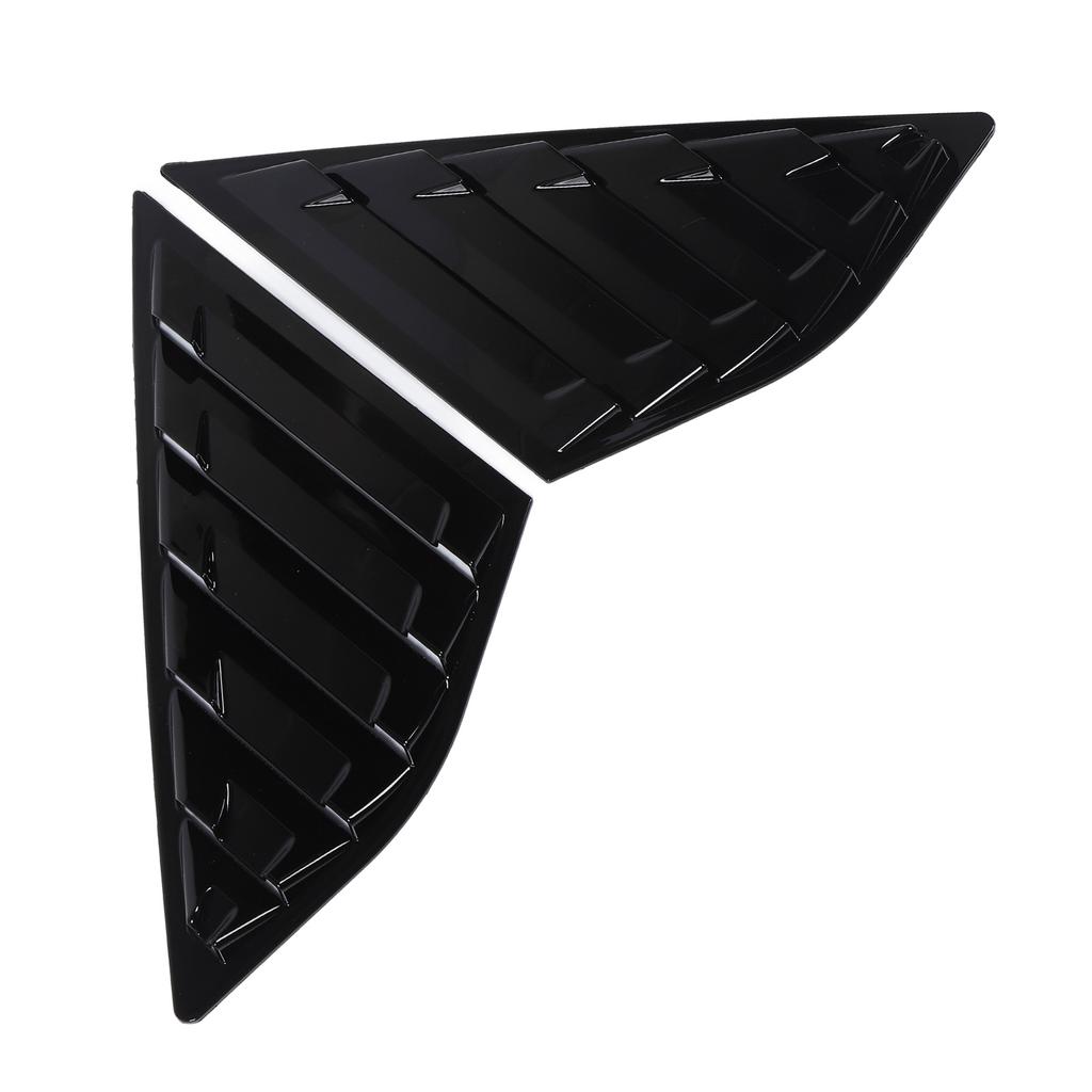 Крышка жалюзи заднего окна, глянцевая черная, ABS, треугольная, боковые жалюзи, крышка вентиляционного отверстия для Focus C346 Ha