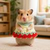 Decorative Cute Hamster Knitted Skirt Warm Handmade Animals Dress Soft Small Pets Sweater Outing Wear