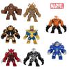 Фигурки-конструкторы героев Marvel Игрушка Детский подарок Высота 7 см Пластиковый материал Серия Мстители