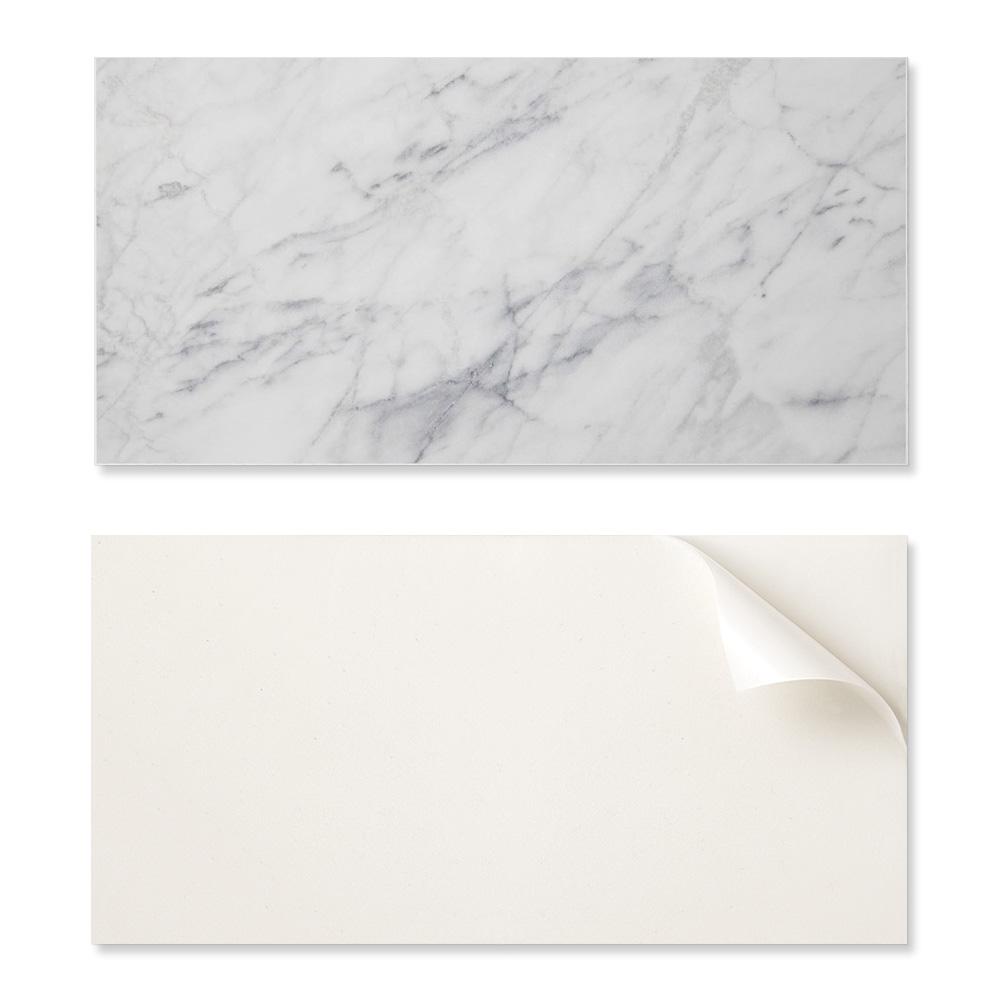 Decorative Self-Adhesive Vinyl Panel 100x50 cm Marble Pattern with Veins