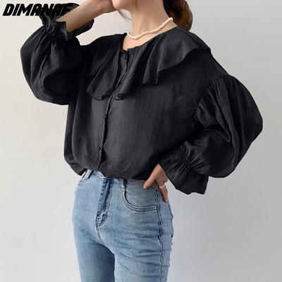 Новинка 2024 года, летние женские блузки больших размеров, рубашки с рюшами, шифоновые элегантные женские свободные повседневные тонкие топы