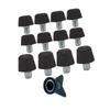 12 Football Boot Spikes with Tool, Accessories for Sports Activities