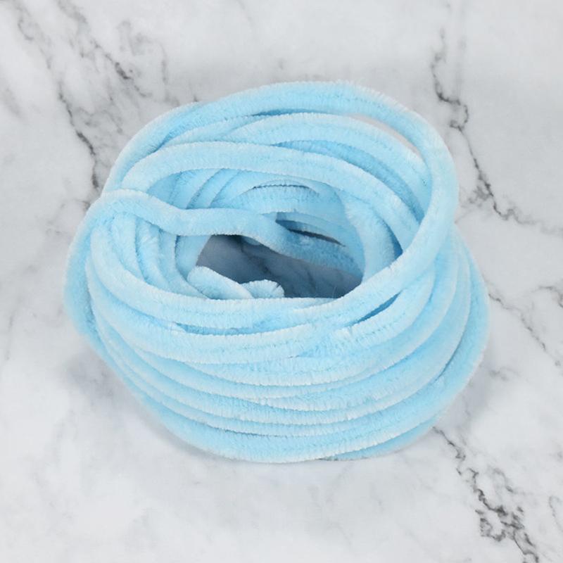 1,5 м бархатные цветы твист-палочка имитация бархата синели стебель полоса красочная мягкая бархатная твист-проволока