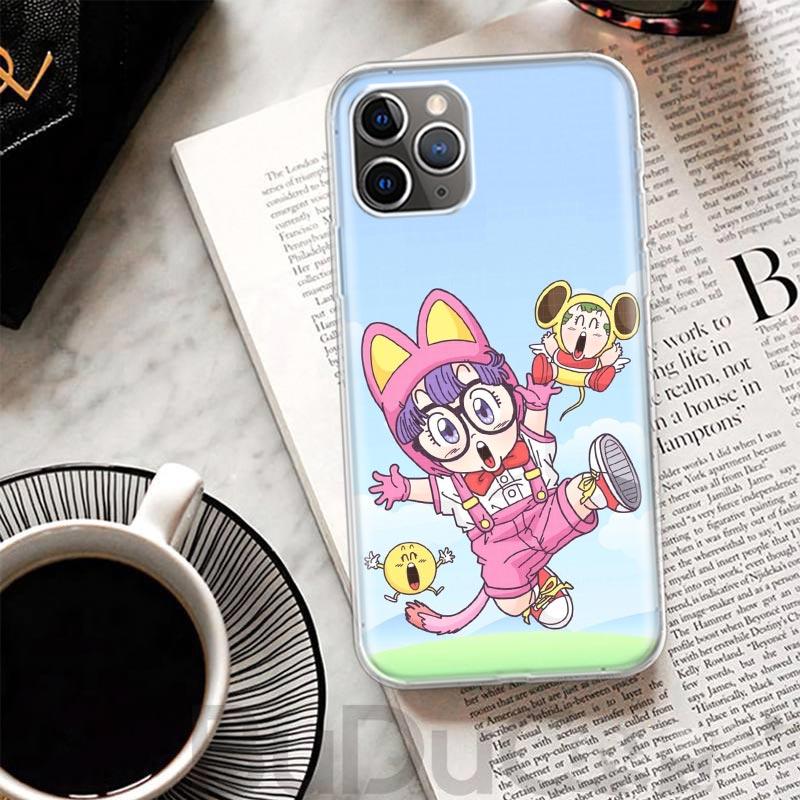 Чехол Arale Dr Slump для iPhone 17 Air 16 16E 15 Pro Max 14 Plus 13 Mini Чехол для телефона 12 11 7 8 SE Индивидуальная печать Корпус 16 15 Pr