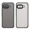 For Google Pixel 9a Phone Case Drop Proof Airbags Frosted Translucent PC+TPU Back Cover