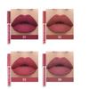 Women New Style Makeup 12 Color Matte Lip Glaze Set Matte Waterproof Non-stick Cup Air Velvet Lip Gloss Lipstick Blush