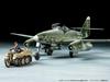 Tamiya Масштаб 1/48 Ограниченная серия Messerschmitt Me262 A-2a Набор для буксировки Kettenkrad Пластиковая модель 25215
