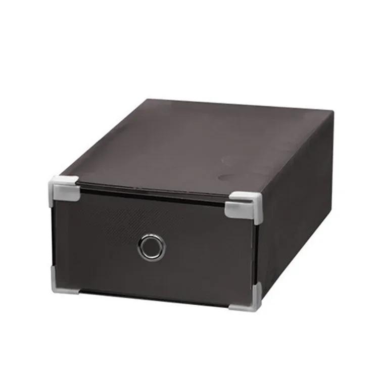 Прозрачный органайзер для хранения для дома - Складной пластиковый утолщенный ящик, Ящики для одежды и обуви, Аксессуары для экономии места