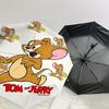 1PC Warner Tom Jerry Automatic Open/Close Umbrella with Windproof, 23-Rib Sturdy Canopy, Durable Ribs1240A