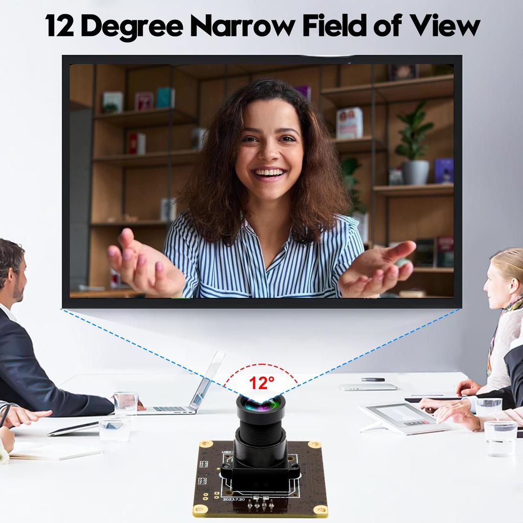 ELP 120FPS USB-камера 12MP 4K Камера для гольф-свинга с узким полем зрения 25 мм M12 для промышленного модуля Raspberry Mac OS, Высокоскоростной объектив, Компьютеры,