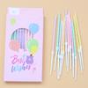 New Birthday Candle Colorful Thread Creative Children's Party Candle Happy Meeting A2 New Slender Candle