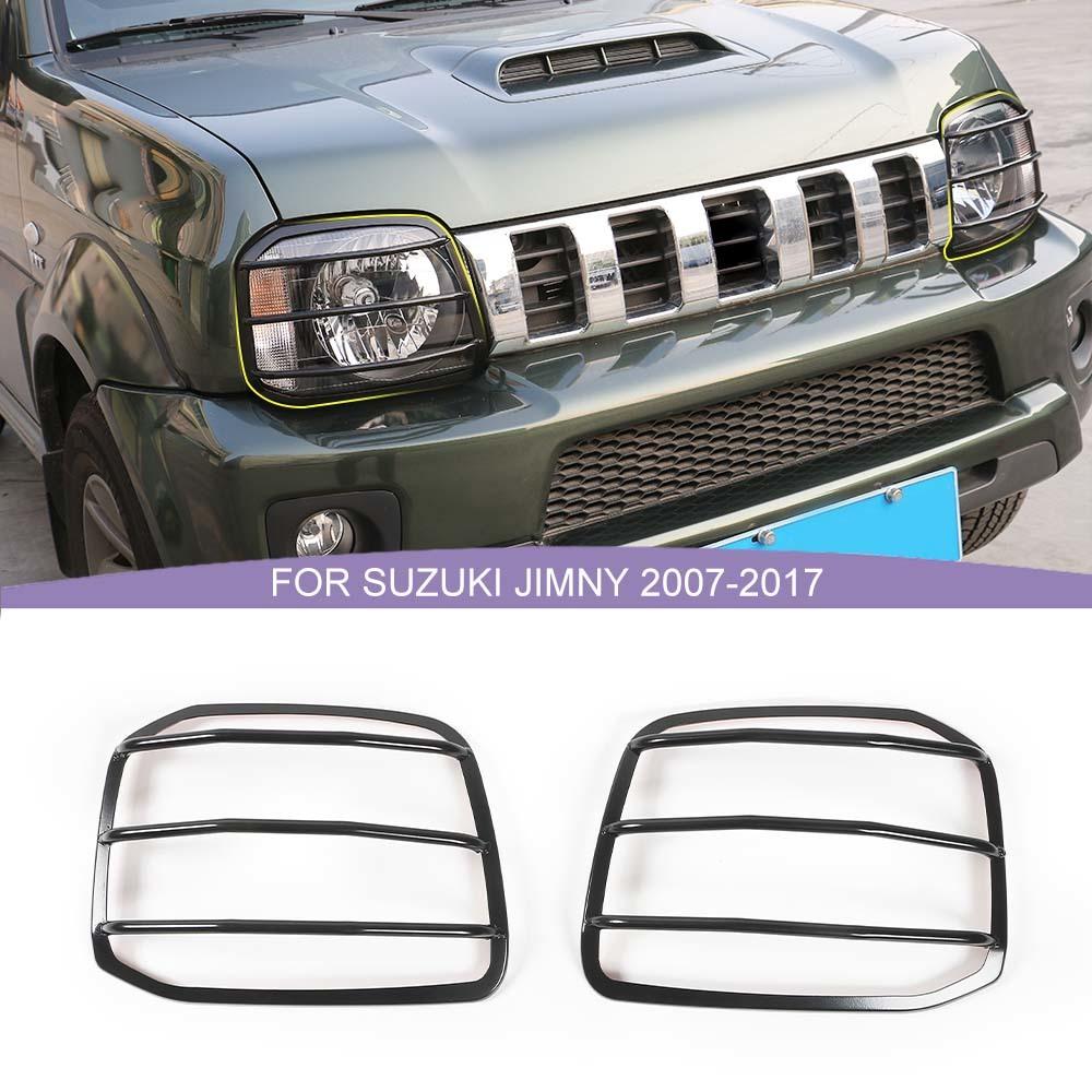 Car Front Headlight Cover Decoration Head Lampshade Guard for Suzuki Jimny 2007-2017 Car Exterior Accessories